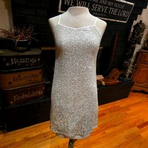 Sequin mini dress